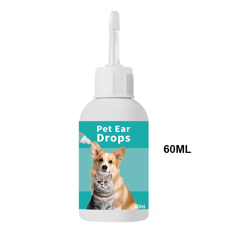 Pet ear drops 60 ml bottle