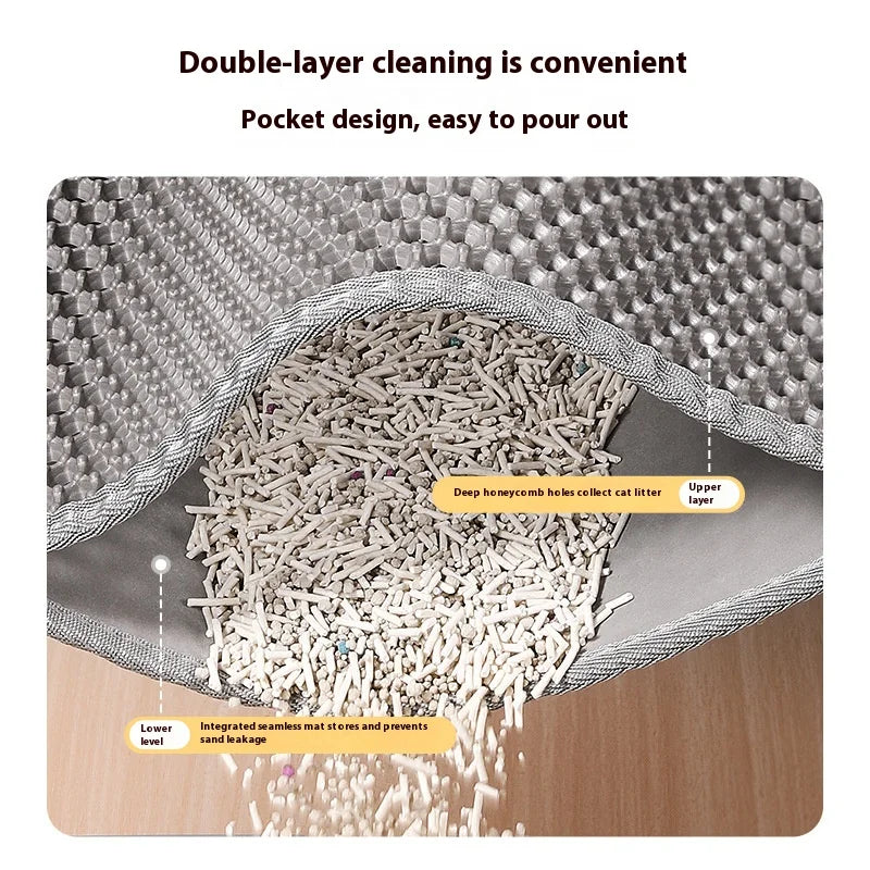 Litter-trapping cat mat – image 4