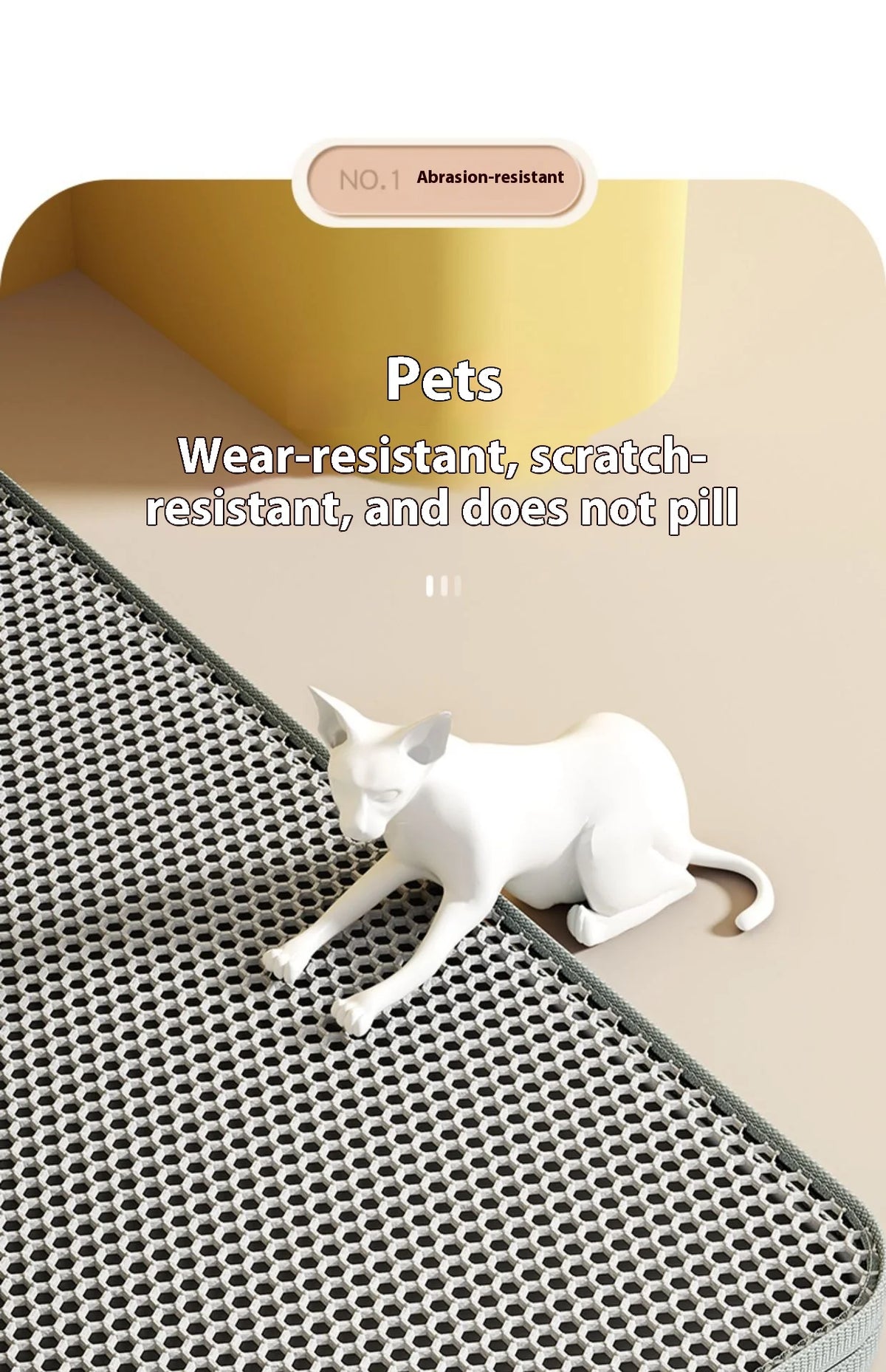 Litter-trapping cat mat – image 18