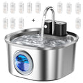 Cordless stainless steel cat water fountain – image 10