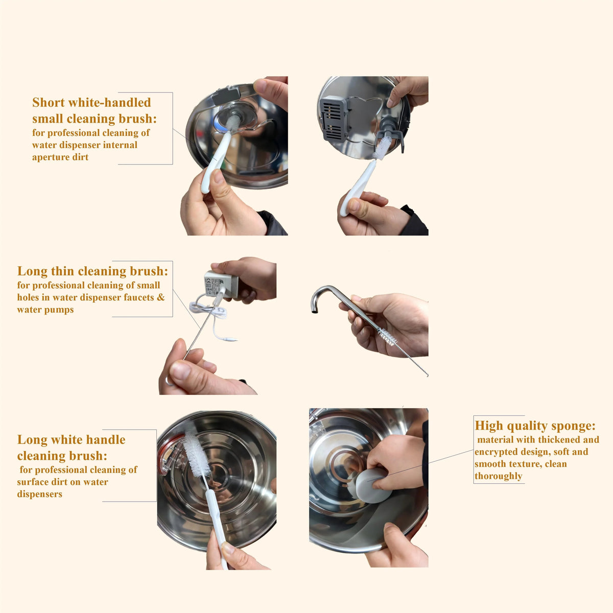 Fountain cleaning brush set – image 12