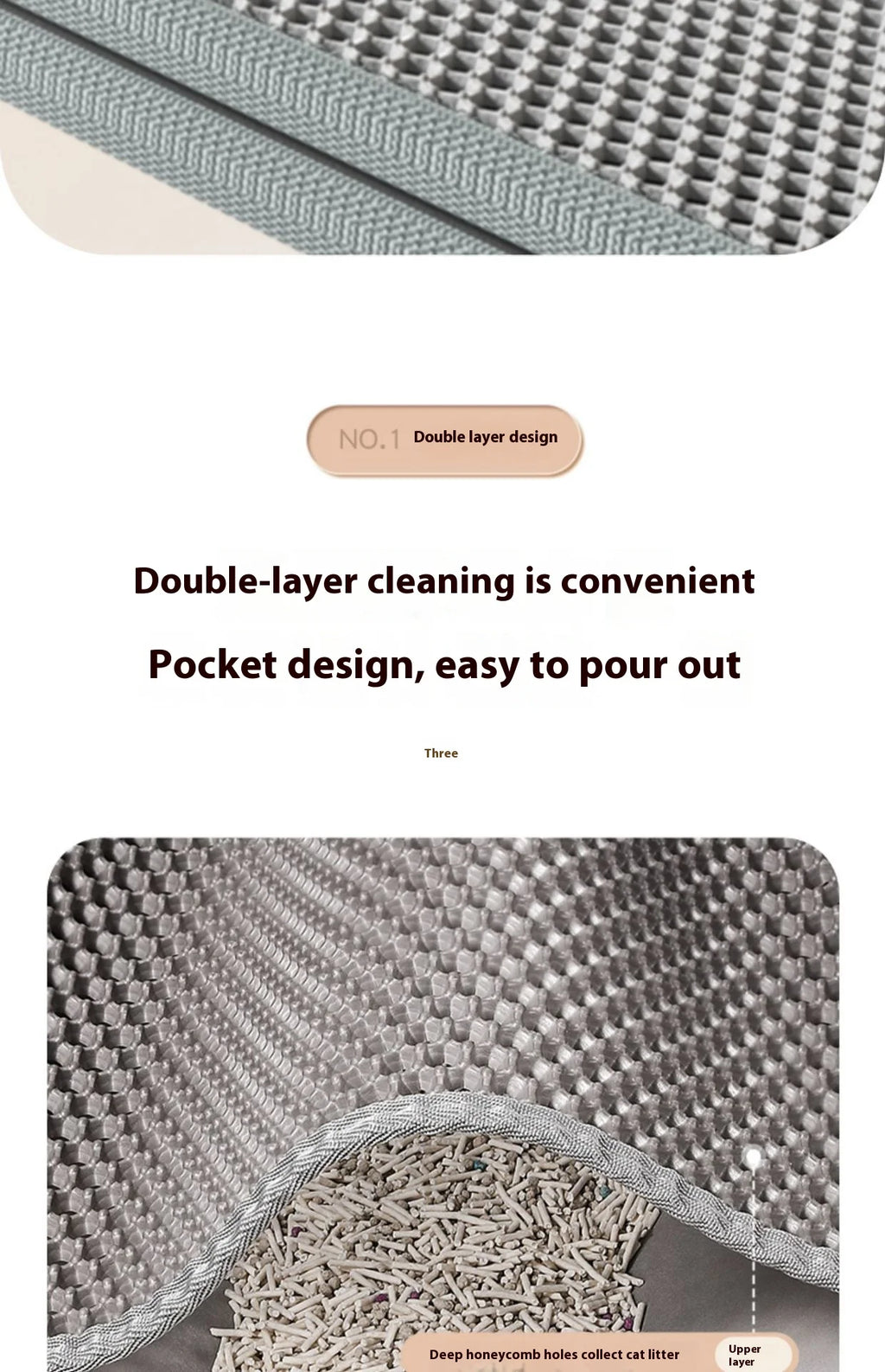 Litter-trapping cat mat – image 16