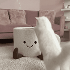 Cat climbing into the Purrfect Cup Bed